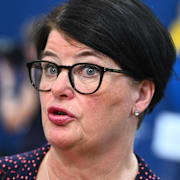 Heike Erkers, ordförande för Akademikerförbundet SSR.