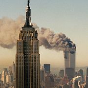 Attentatet mot World Trade Center i New York 2001.