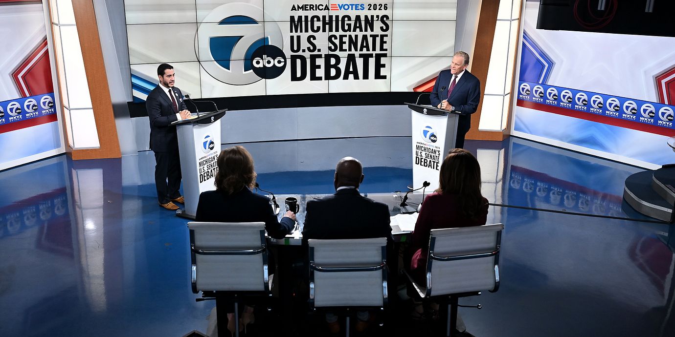 Abdul El-Sayed och Mike Rogers möttes i slutdebatt i natt.