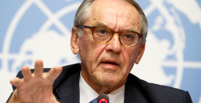 Jan Eliasson under sin tid som FN:s vice generalsekreterare.  Salvatore Di Nolfi / Ap