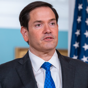 USA:s utrikesminister Marco Rubio och Kinas president Xi Jinping. 