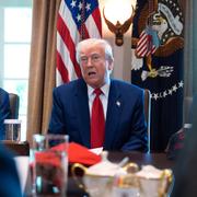 Donald Trump, bild från 30 april. 