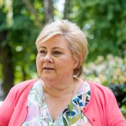 Erna Solberg. 