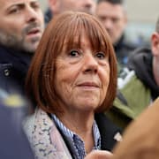 Giséle Pelicot utanför rättssalen i december 2024. 