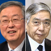 Janet Yellen, Zhou Xiaochuan, Haruhiko Kuroda, Mario Draghi.