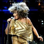 Tina Turner under en konsert i Stockholm 2009. 