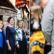 Jan Björklund, Annie Lööf, Anna Kinberg Batra och Ebba Busch-Thor