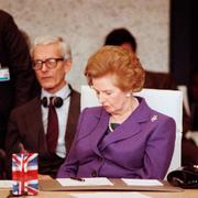 Margaret Thatcher, tidigare premiärminister i Storbritannien. Arkivbild.