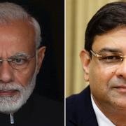 Narendra Modi och  Urjit Patel.