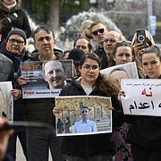 Demonstration i Stockholm till stöd för Djalali, arkivbild från 2022.