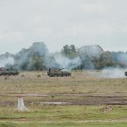 Från en militärövning i Polen tidigare i veckan. 