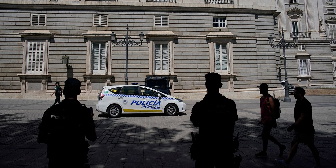 Spansk polis, arkivbild.