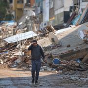 Förstörelse i turkiska Antakya.