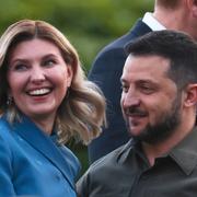 Ukrainas president Volodymyr Zelenskyj och hans fru Olena Zelenska anlände till Sverige på lördagen. Arkivbild.