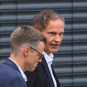 VW-chefen Oliver Blume vid fabriken i tyska Zwickau. Arkivbild.