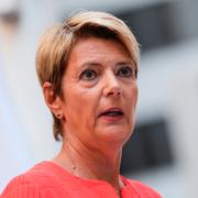 Schweiz förbundspresident Karin Keller-Sutter.