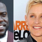 Kevin Hart och Ellen DeGeneres.