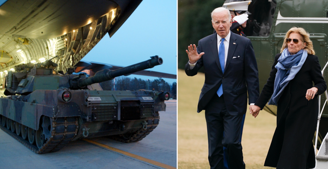 M1 Abrams/Joe och Jill Biden.  TT