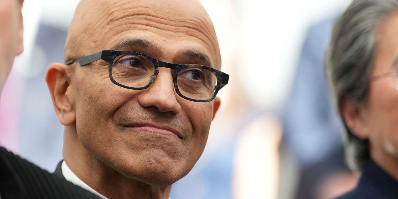Microsofts vd Satya Nadella.