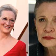 Meryl Streep/Carrie Fisher i rollen som prinsessan Leia.