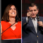 Från vänster: Beto O'Rourke, Martha McSally, Ted Cruz och Kyrsten Sinema.