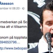 Åkesson på Facebook, Jezewski 2003, arkiv.