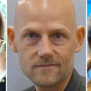 Elisabeth Svantesson (M), Jörgen Huitfeldt, Ebba Busch (KD) och Gunnar Strömmer (M).