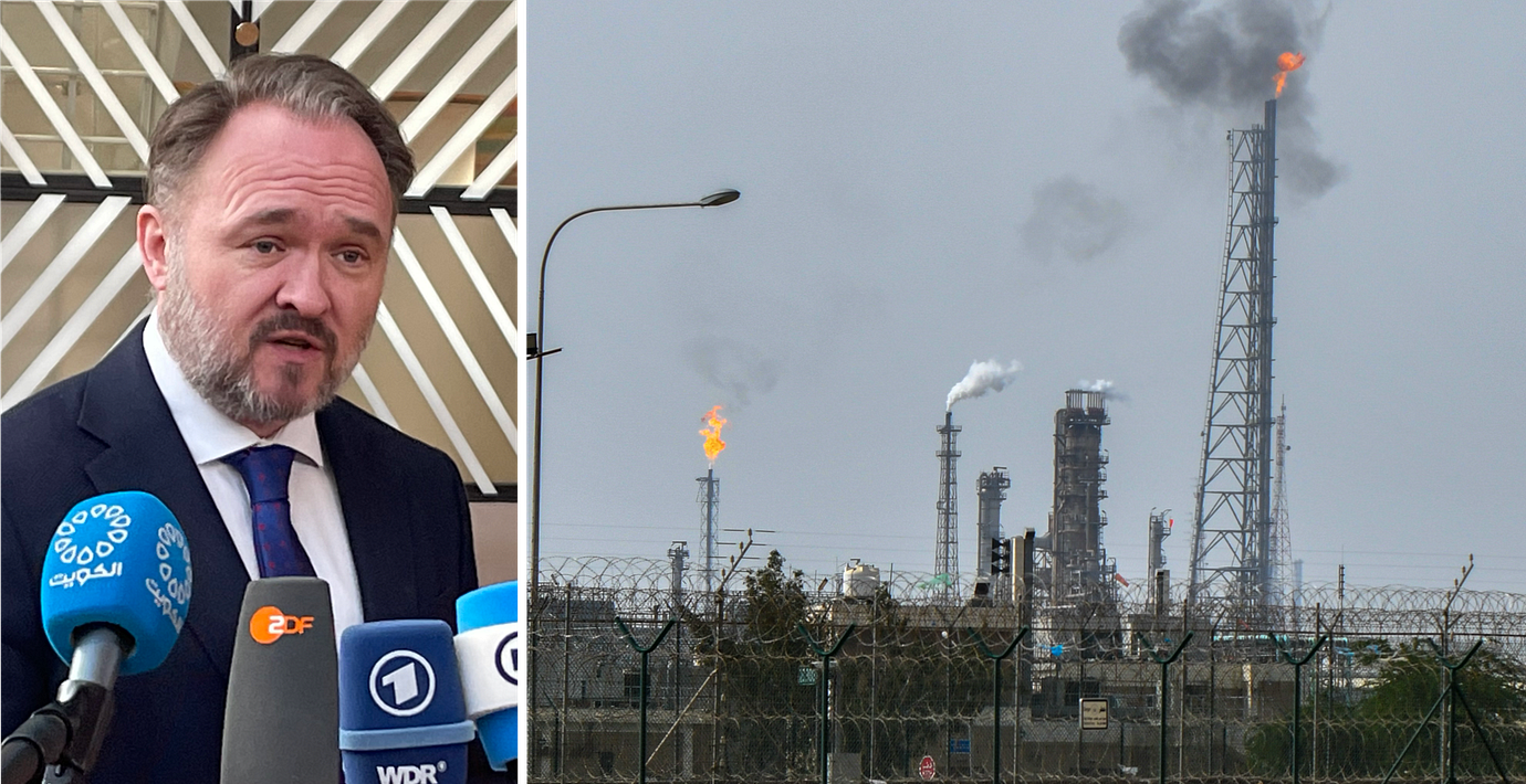 Dan Jørgensen/Raffinaderi i Kuwait.