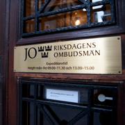 Exteriör på Justitieombudsmannen (JO), eller Riksdagens ombudsmän som är det officiella namnet.
