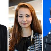 Fredrik Virtanen, Alice Teodorescu och Markus Birro