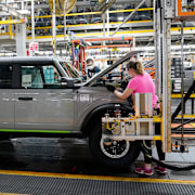 Fordanställd. Illustrationsbild.