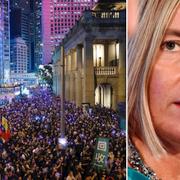 Protesterna i Hongkong/EU:s utrikeschef Federica Mogherini.