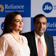 Paret Mukesh Ambani och Neeta Ambani.