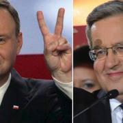 Andrzej Duda och Bronislaw Komorowski