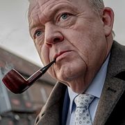 Statsminister Mette Frederiksen och utrikesminister Lars Løkke Rasmussen i Köpenhamn på fredagen.