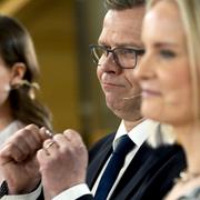 Sanna Marin, Petteri Orpo och Riikka Purra