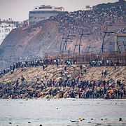 Migranter i Ceuta.