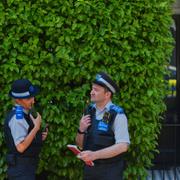 Akrivibild. Brittisk polis. 