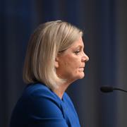 Socialdemokraternas partiledare Magdalena Andersson. 