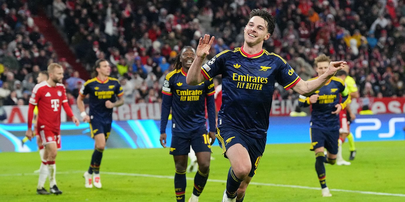 Declan Rice firar. 