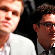 Carlsen och Caruana.