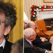 Dylan, bild från Obamas möte med Nobelpristagarna