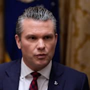 Den amerikanske försvarsministern Pete Hegseth.