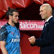 Gareth Bale och Zinedine Zidane.