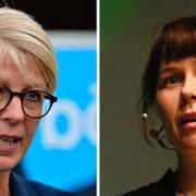 Elisabeth Sveantesson och Åsa Romson.