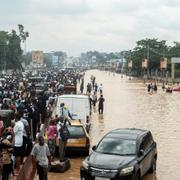 Bild från Kinshasa. 