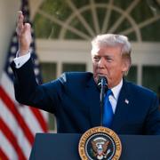 Trump och Fed-chefen Jerome Powell.