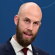 Carl-Oskar Bohlin (M), minister för civilt försvar. 