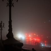 Mörker i Kyiv. Evgeniy Maloletka / AP