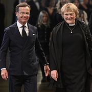 
Ulf Kristersson (M) med sin fru Birgitta Ed.